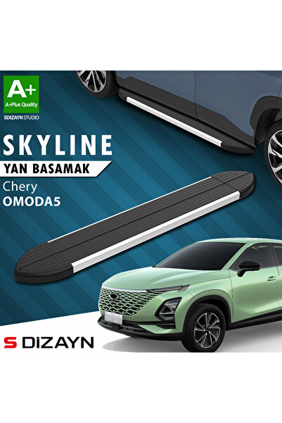 Chery Omoda5 Skyline Aluminyum Yan Basamak 183 Cm 2022 Üzeri A+ Kalite CR-OM5-YBS-SKY-AL-183-E