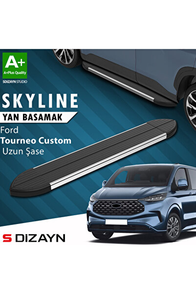 Ford Tourneo Custom 2 Skyline Krom Yan Basamak 263 Cm 2023 Üzeri A+ Kalite FO-TC2-YBS-SKY-KA-263