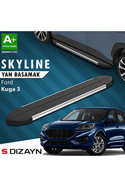 Ford Kuga 3 Skyline Krom Yan Basamak 183 Cm 2020 Üzeri A+ Kalite FO-KG3-YBS-SKY-KA-183