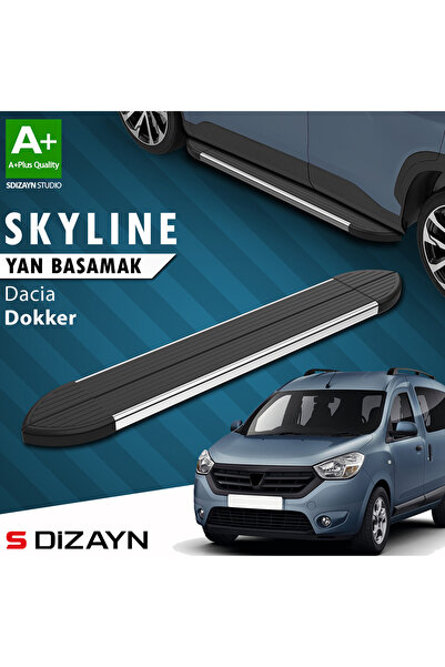 Dacia Dokker Skyline Krom Yan Basamak 203 Cm 2012 Üzeri A+ Kalite DC-DK1-YBS-SKY-KA-203