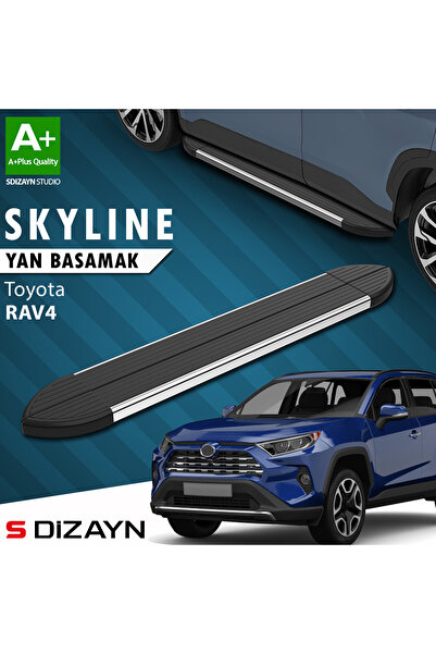 Toyota RAV 4 5 Skyline Krom Yan Basamak 173 Cm 2018 Üzeri A+ Kalite TO-RV5-YBS-SKY-KA-173