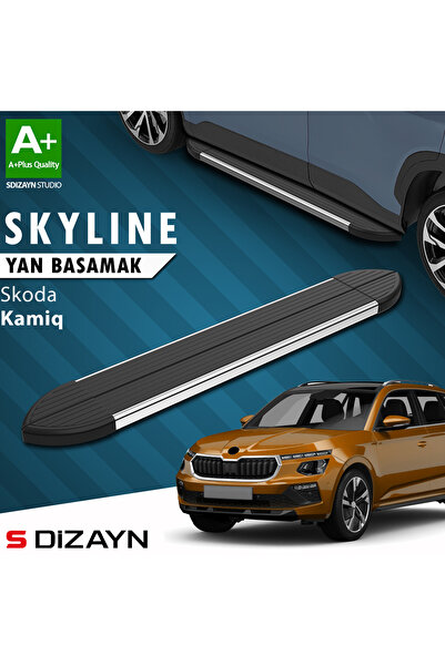 Skoda Kamiq Skyline Krom Yan Basamak 183 Cm 2019 Üzeri A+ Kalite SK-KM1-YBS-SKY-KA-183