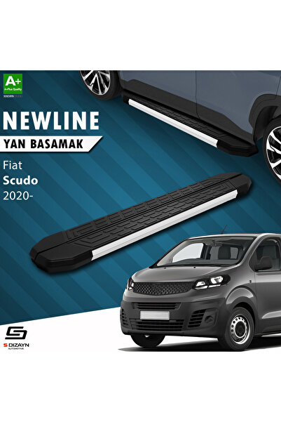 Fiat Scudo 3 Uzun Şase NewLine Aluminyum Yan Basamak 243 Cm 2020 Üzeri A+ Kalite FI-SC3-US-YBS-NW-AL