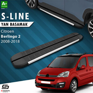 Citroen Berlingo 2 S-Line Aluminyum Yan Basamak 193 Cm 2008-2018 A+ Kalite CI-BL2-YBS-SL-AL-193