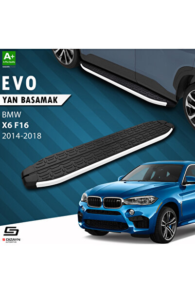 Bmw X6 F16 Evo Aluminyum Yan Basamak 193 Cm 2014-2018 A+ Kalite BM-X62-YBS-EV-AL-193-E