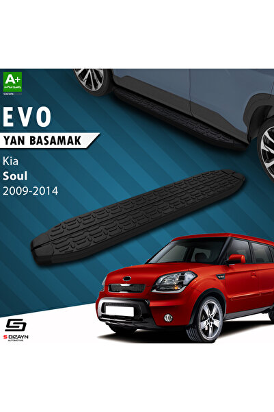 Kia Soul Evo Siyah Yan Basamak 173 Cm 2009-2014 A+ Kalite KI-SO1-YBS-EV-SA-173