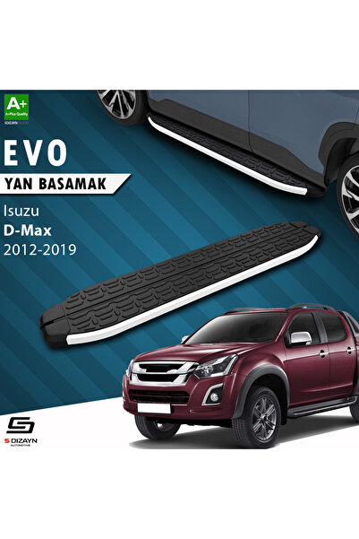 Isuzu D-Max 2 Evo Aluminyum Yan Basamak 203 Cm 2012-2019 A+ Kalite IS-DM2-YBS-EV-AL-203
