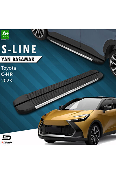 Toyota C-HR 2 S-Line Krom Yan Basamak 173 Cm 2023 Üzeri A+ Kalite TO-CH2-YBS-SL-KA-173-E