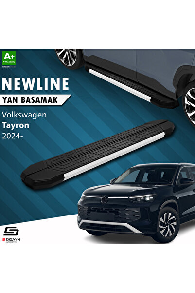 VW Tayron 2 NewLine Aluminyum Yan Basamak 193 Cm 2024 Üzeri A+ Kalite VW-TY2-YBS-NW-AL-193