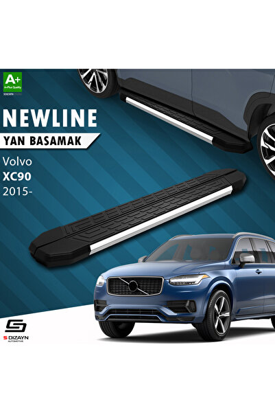 Volvo XC90 2 NewLine Krom Yan Basamak 193 Cm 2015 Üzeri A+ Kalite VO-X92-YBS-NW-KA-193