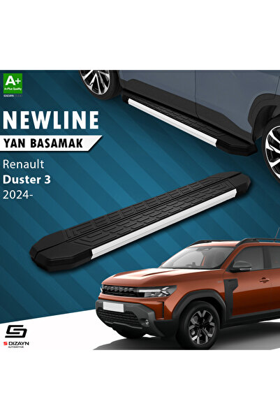Renault Duster 3 NewLine Aluminyum Yan Basamak 183 Cm 2024 Üzeri A+ Kalite RE-DU3-YBS-NW-AL-183