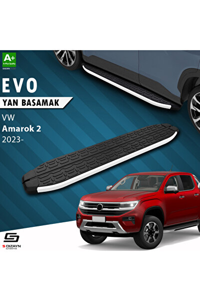 VW Amarok 2 Evo Aluminyum Yan Basamak 203 Cm 2023 Üzeri A+ Kalite VW-AM2-YBS-EV-AL-203