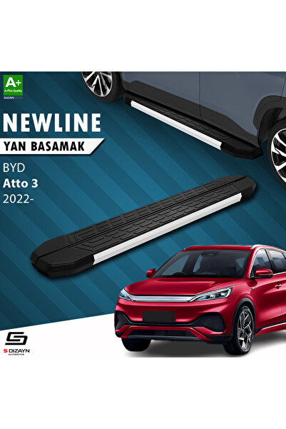 BYD Atto 3 NewLine Aluminyum Yan Basamak 193 Cm 2022 Üzeri BY-AT3-YBS-NW-AL-193-E