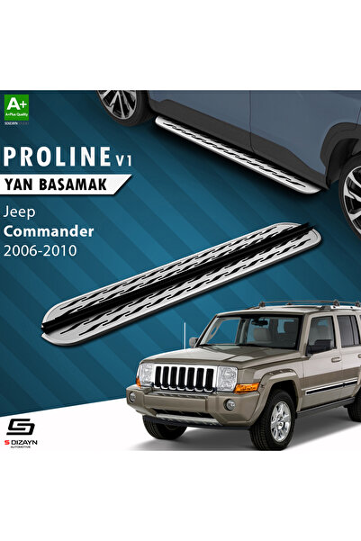 Jeep Commander OEM Still Pro V2 Aluminyum Yan Basamak 173 Cm 2006-2010 A+ Kalite JE-CO1-YBS-OSP2-AL-