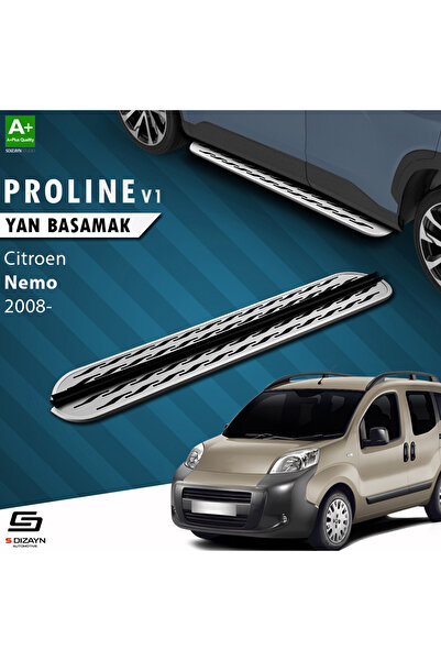 Citroen Nemo OEM Still Pro V2 Aluminyum Yan Basamak 173 Cm 2008-2017 A+ Kalite CI-NM1-YBS-OSP2-AL-17