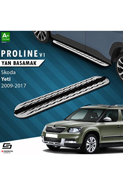 Skoda Yeti OEM Still Pro V2 Aluminyum Yan Basamak 173 Cm 2009-2017 A+ Kalite SK-YT1-YBS-OSP2-AL-173