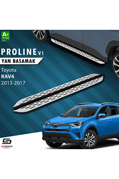 Toyota Rav 4 4 OEM Still Pro V1 Aluminyum Yan Basamak 173 Cm 2013-2017 A+ Kalite TO-RV4-YBS-OSP1-AL-