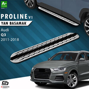 Audi Q3 8U OEM Still Pro V2 Aluminyum Yan Basamak 173 Cm 2011-2018 A+ Kalite AU-Q31-YBS-OSP2-AL-173