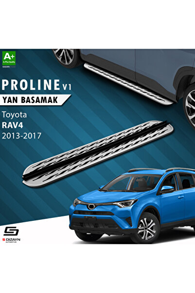 Toyota Rav 4 4 OEM Still Pro V2 Aluminyum Yan Basamak 173 Cm 2013-2017 A+ Kalite TO-RV4-YBS-OSP2-AL-