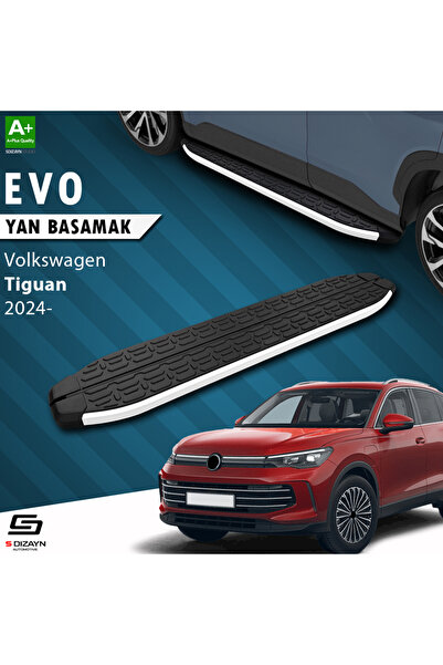 VW Tiguan 3 Evo Aluminyum Yan Basamak 183 Cm 2024 Üzeri A+ Kalite VW-TG3-YBS-EV-AL-183-E