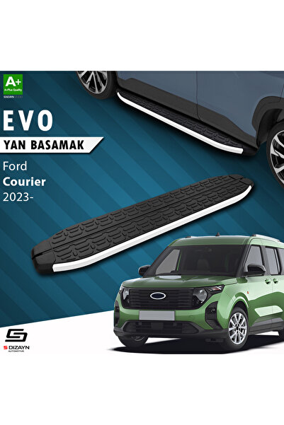 Ford Courier 2 Evo Aluminyum Yan Basamak 183 Cm 2023 Üzeri A+ Kalite FO-CU2-YBS-EV-AL-183