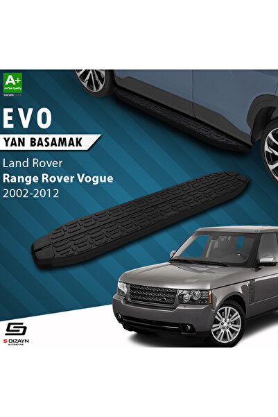 Land Rover Rover Range Rover Vogue 2 Evo Siyah Yan Basamak 183 Cm 2002-2012 A+ Kalite LA-VG2-YBS-EV-