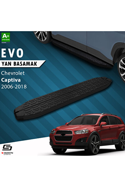 Chevrolet Captiva Evo Siyah Yan Basamak 183 Cm 2006-2018 A+ Kalite CH-CT1-YBS-EV-SA-183