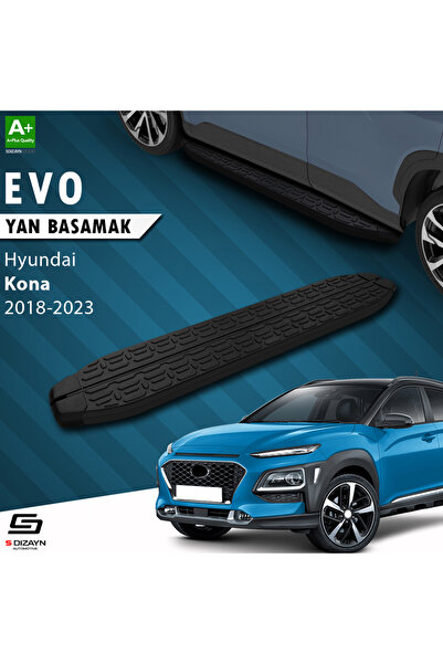 Hyundai Kona Evo Siyah Yan Basamak 173 Cm 2018-2023 A+ Kalite HY-KN1-YBS-EV-SA-173