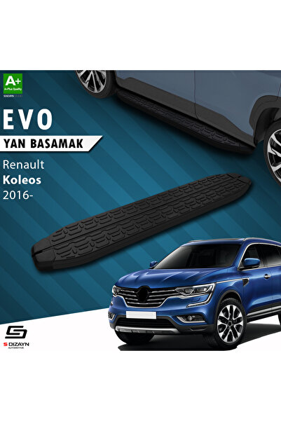 Renault Koleos 2 Evo Siyah Yan Basamak 163 Cm 2016 Üzeri A+ Kalite RE-KL2-YBS-EV-SA-163