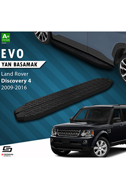 Land Rover Discovery 4 Evo Siyah Yan Basamak 193 Cm 2009-2016 A+ Kalite LA-DC4-YBS-EV-SA-193