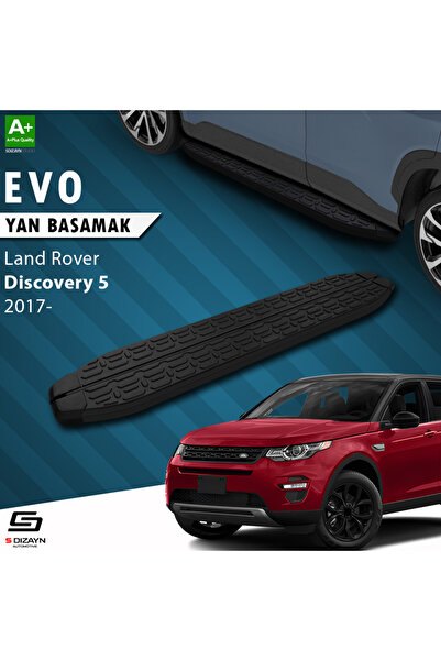 Land Rover Discovery 5 Evo Siyah Yan Basamak 193 Cm 2017 Üzeri A+ Kalite LA-DC5-YBS-EV-SA-193