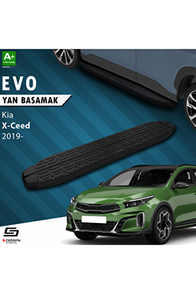 Kia XCeed Evo Siyah Yan Basamak 183 Cm 2019 Üzeri A+ Kalite KI-XC1-YBS-EV-SA-183