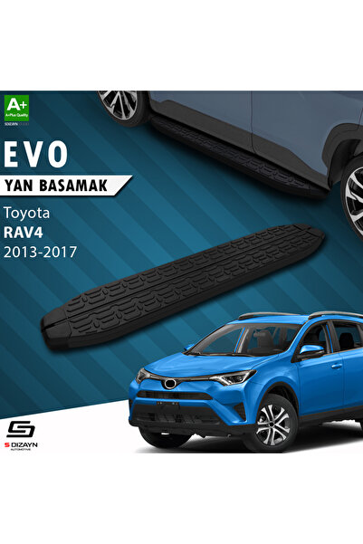 Toyota Rav 4 4 Evo Siyah Yan Basamak 173 Cm 2013-2017 A+ Kalite TO-RV4-YBS-EV-SA-173-E
