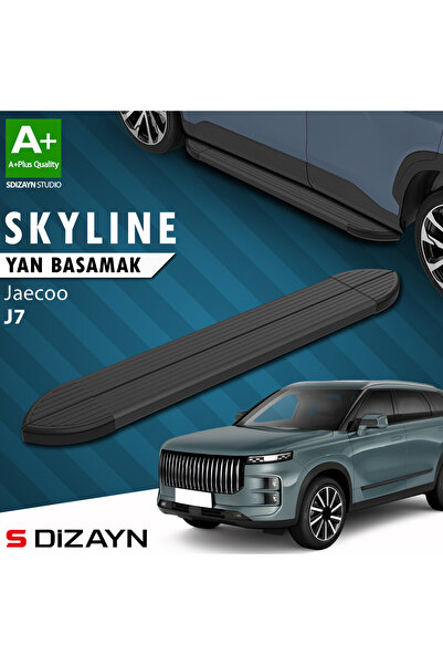 Jaecoo J7 Skyline Siyah Yan Basamak 183 Cm 2023 Üzeri A+ Kalite JA-JA7-YBS-SKY-SA-183-E