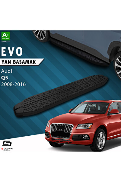 Audi Q5 Evo Siyah Yan Basamak 183 Cm 2008-2016 A+ Kalite AU-Q51-YBS-EV-SA-183