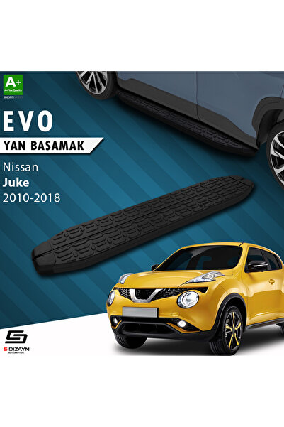 Nissan Juke Evo Siyah Yan Basamak 173 Cm 2010-2018 A+ Kalite NI-JK1-YBS-EV-SA-173