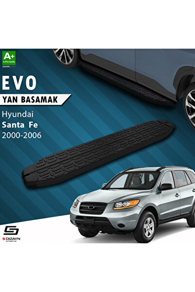 Hyundai Santa Fe Evo Siyah Yan Basamak 163 Cm 2000-2006 A+ Kalite HY-SF1-YBS-EV-SA-163