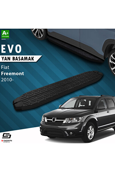 Fiat Freemont Evo Siyah Yan Basamak 183 Cm 2010-2020 A+ Kalite FI-FM1-YBS-EV-SA-183