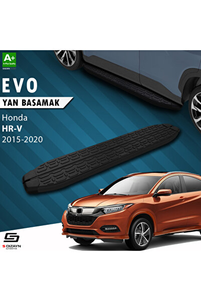 Honda HR-V 2 Evo Siyah Yan Basamak 173 Cm 2015-2020 A+ Kalite HO-HR2-YBS-EV-SA-173