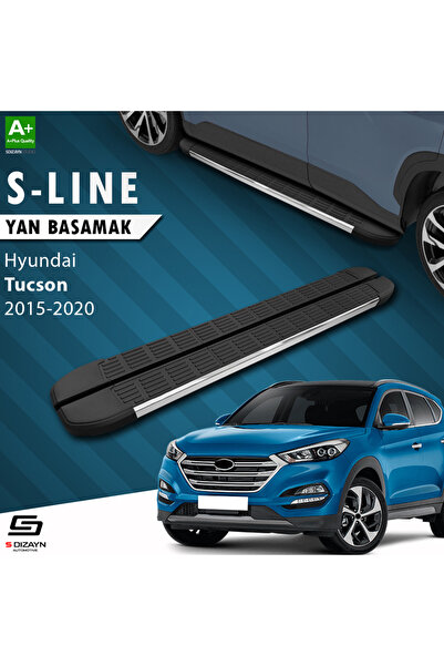 Hyundai Tucson 3 S-Line Krom Yan Basamak 173 Cm 2015-2020 A+ Kalite HY-TU3-YBS-SL-KA-173