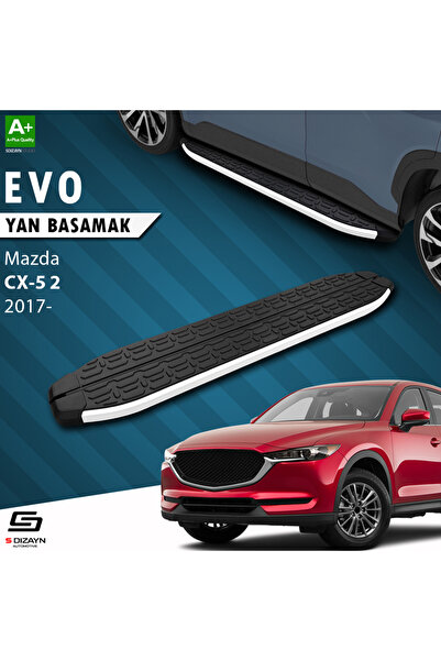 Mazda CX-5 2 Evo Aluminyum Yan Basamak 183 Cm 2017 Üzeri A+ Kalite MZ-X52-YBS-EV-AL-183