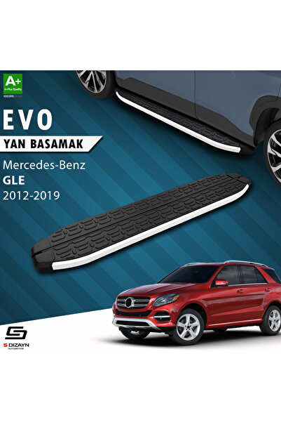 Mercedes GLE W166 Evo Aluminyum Yan Basamak 193 Cm 2012-2019 A+ Kalite MR-GE3-YBS-EV-AL-193