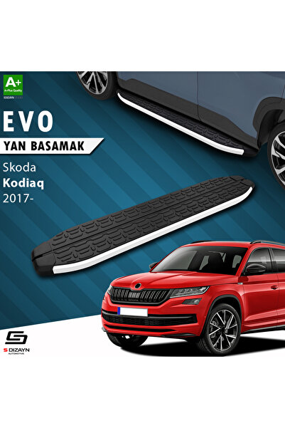 Skoda Kodiaq Evo Aluminyum Yan Basamak 193 Cm 2017-2023 A+ Kalite SK-KD1-YBS-EV-AL-193
