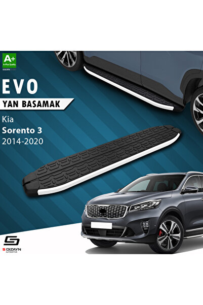 Kia Sorento 3 Evo Aluminyum Yan Basamak 183 Cm 2014-2020 A+ Kalite KI-SO3-YBS-EV-AL-183