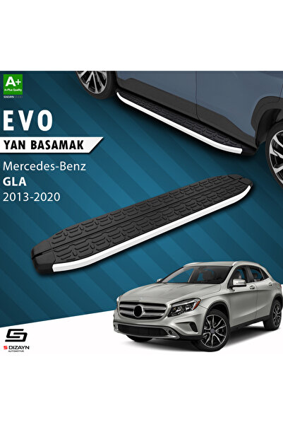Mercedes GLA X156 Evo Aluminyum Yan Basamak 183 Cm 2013-2020 A+ Kalite MR-GA1-YBS-EV-AL-183