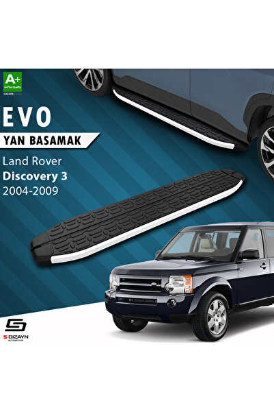 Land Rover Discovery 3 Evo Aluminyum Yan Basamak 193 Cm 2004-2009 A+ Kalite LA-DC3-YBS-EV-AL-193