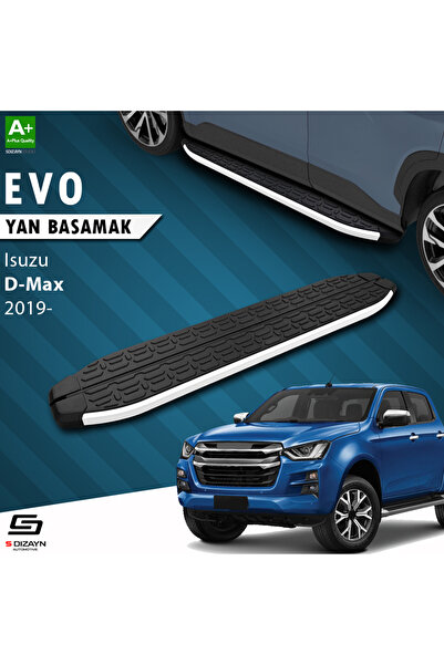 Isuzu D-Max 3 Evo Aluminyum Yan Basamak 203 Cm 2019 Üzeri A+ Kalite IS-DM3-YBS-EV-AL-203