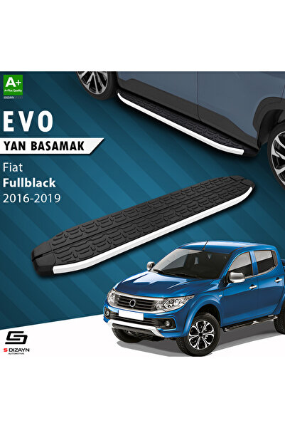 Fiat Fullback Evo Aluminyum Yan Basamak 193 Cm 2016-2019 A+ Kalite FI-FB1-YBS-EV-AL-193