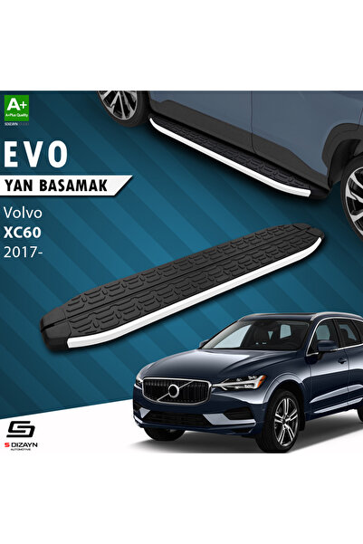 Volvo Xc60 2 Evo Aluminyum Yan Basamak 193 Cm 2017-2023 A+ Kalite VO-C62-YBS-EV-AL-193