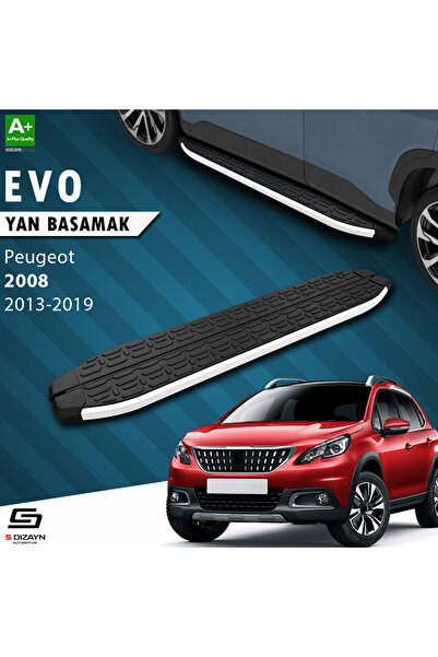 Peugeot 2008 Evo Aluminyum Yan Basamak 173 Cm 2013-2019 A+ Kalite PE-281-YBS-EV-AL-173